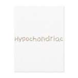 hypochondriac postcards