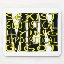 Hypocritical Bigot Mouse Mat