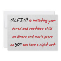 Hypocritical Breeders Custom Invites