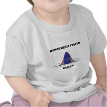 Hypothesis Tester Inside (Bell Curve Humour) Tshirt