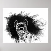 Hysterical Hyena Posters