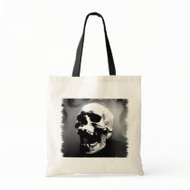 Hysteriskull Laughing Human Skull Tote Bags