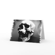 Hysteriskull Laughing Human Skull Greeting Cards