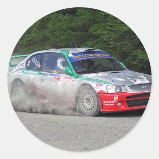 Hyundai Accent WRC Rally Car Stickers Zazzle