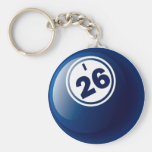 I 26 BINGO BALL KEY CHAIN