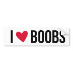 I <3 boobies bumper stickers