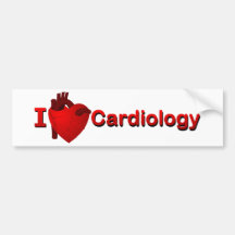 I <3 Cardiology Bumper Sticker