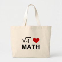 I <3 Math Bag