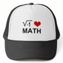 I <3 Math Mesh Hats