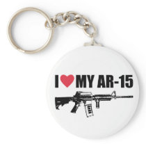 I <3 My AR-15 Key Chain