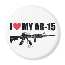 I <3 My AR-15 Fridge Magnet