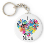 I <3 Nick keychains