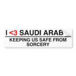 I <3 Saudi Arabia - The Bumpersticker