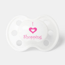 I <3 Shopping Pacifier