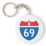 I-69 Interstate 69 Sexual Innuendo keychains