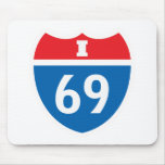 I-69 Interstate 69 Sexual Innuendo mousepads