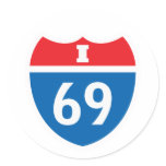 I-69 Interstate 69 Sexual Innuendo stickers