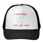 I accept all of me 1 mesh hat