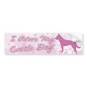 I Adore my Cattle Dog Bumper Sticker bumper stickers