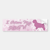 I Adore my PBGV Bumper Sticker