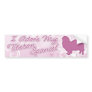 I Adore my Tibetan Spaniel Bumper Sticker