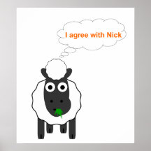 I Agree With Nick ~ Political U.K General Election Posters