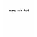 I agree with Nick! t-shirts