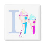 I - Alphabet Magnet