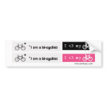 I am a bi-cyclist bumper sticker