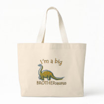 I am a big brothersaurus solo tote bag