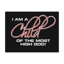 I Am A Child of the Most High God - Joel Osteen Post Card