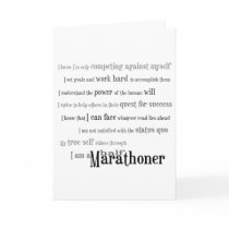 I am a Half Marathoner Best Of Luck Greeting Cards