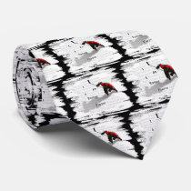I Am A Hockey Player tie (dark)