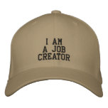 I Am a Job Creator embroidered hats