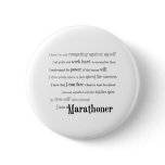 I am a Marathoner Buttons