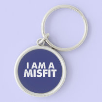 I Am A Misfit Keychain