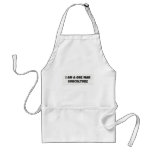 i am a one man subculture aprons