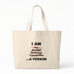 I Am A Person Tote Bags