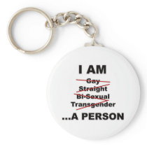 I Am A Person Key Chains