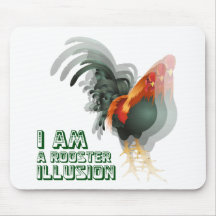 I Am A Rooster Illusion Mousepad