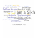 I am a Sikh - (Back Design) t-shirts
