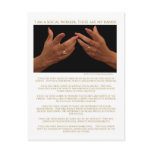 I Am A Social Worker, These Are My Hands-Postcards