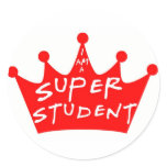 I Am A Super Student stickers