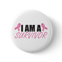 I Am A Survivor Pinback Button