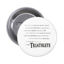 I am a Triathlete Buttons