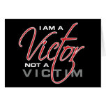 I Am A Victor Not A Victim - Joel Osteen cards