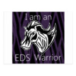 I am a warrior.png post card
