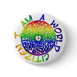 I Am A World Citizen buttons