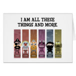 I Am All These Things and More cards