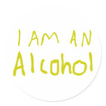 I Am an Alcohol Sticker